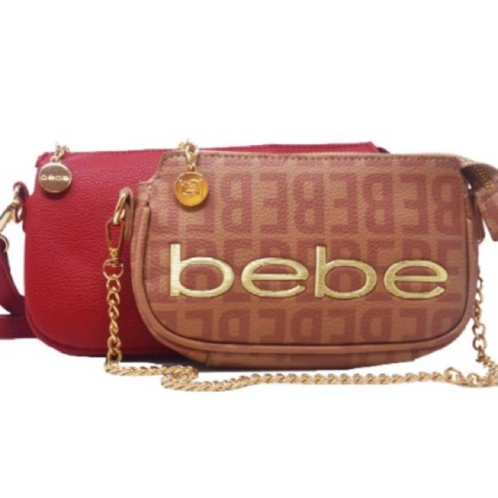 Bebe LA- Moana (set of 2) Crossbody Handbags in Red MSRP $109